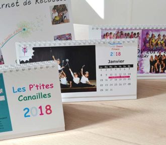 Calendrier pour association : impression en ligne